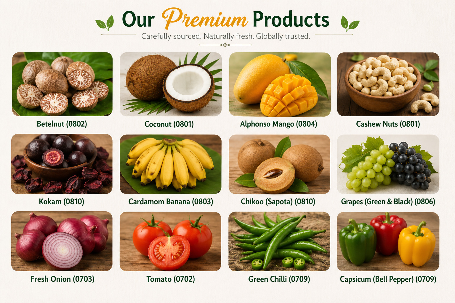 Premium Indian export products